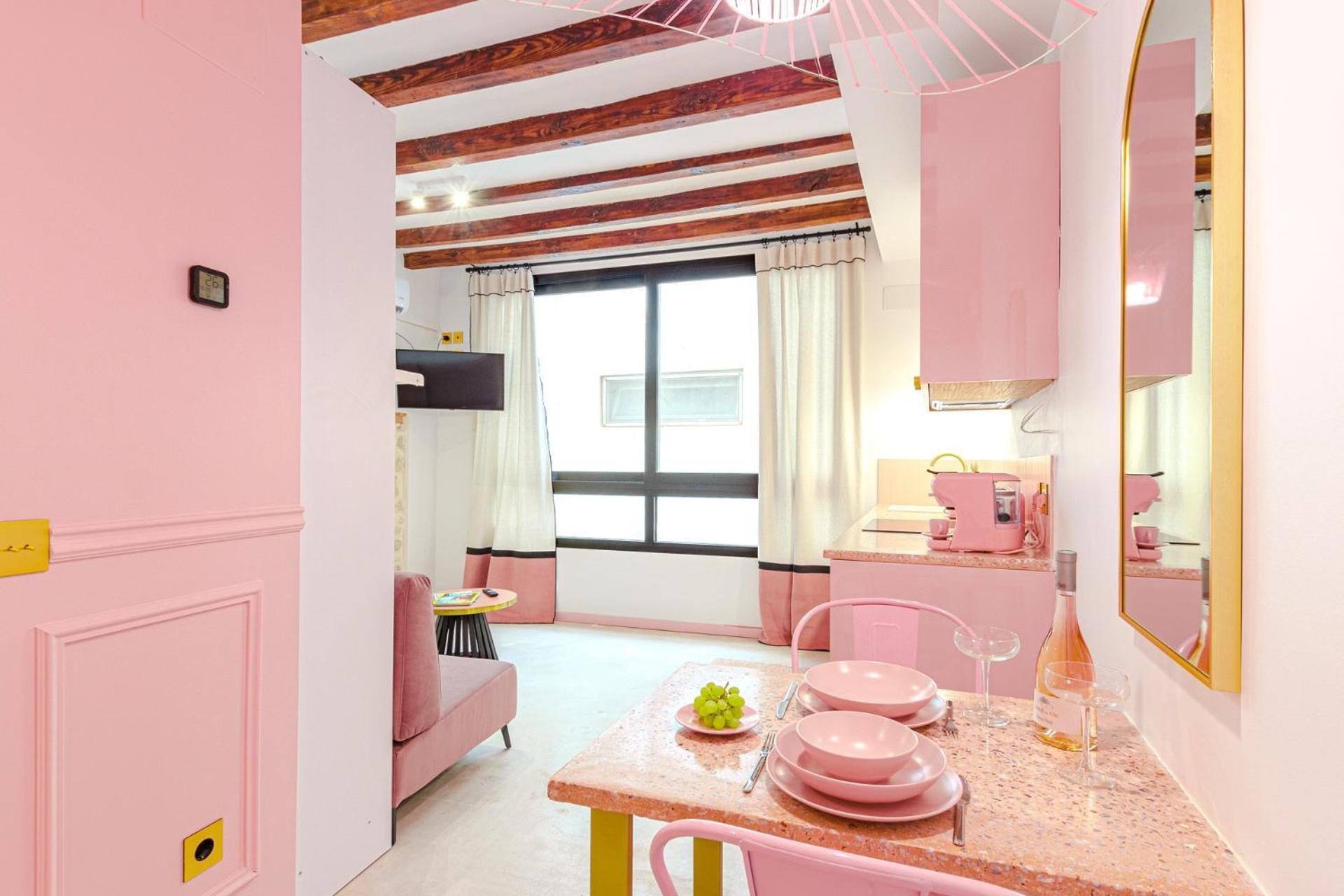 אליקאנטה Glamorous Pink Studio In City Center מראה חיצוני תמונה